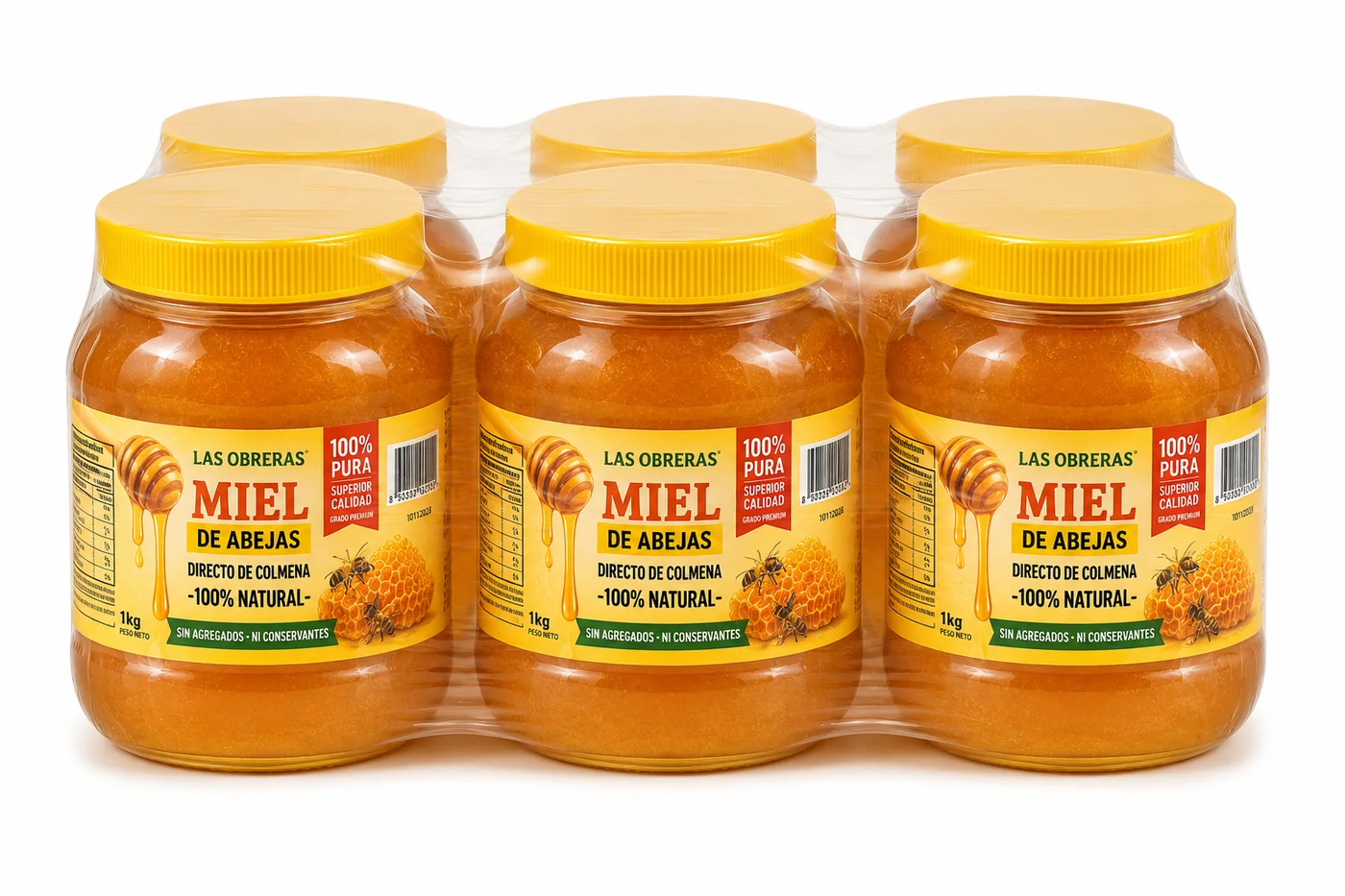 Pote de miel Las Obreras de 1 kg